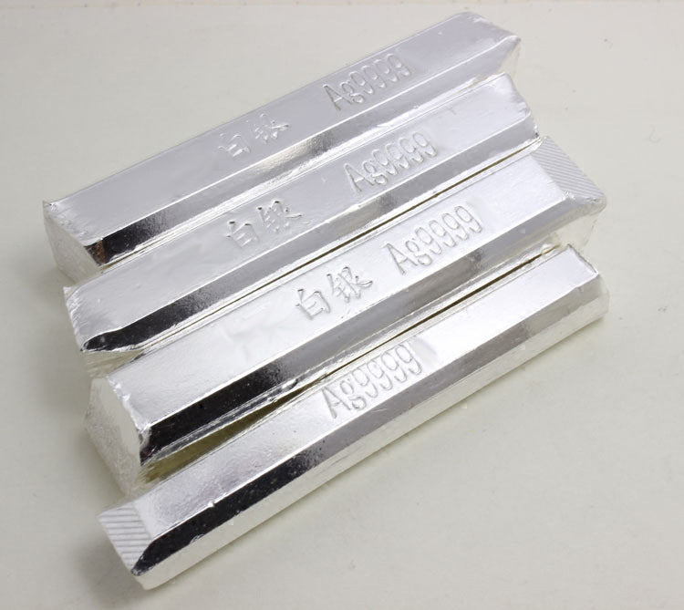 10G Pure Real Fine Silver 0.999 Bullion Bar Scrap Ag Material