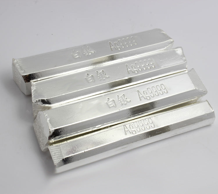 10G Pure Real Fine Silver 0.999 Bullion Bar Scrap Ag Material