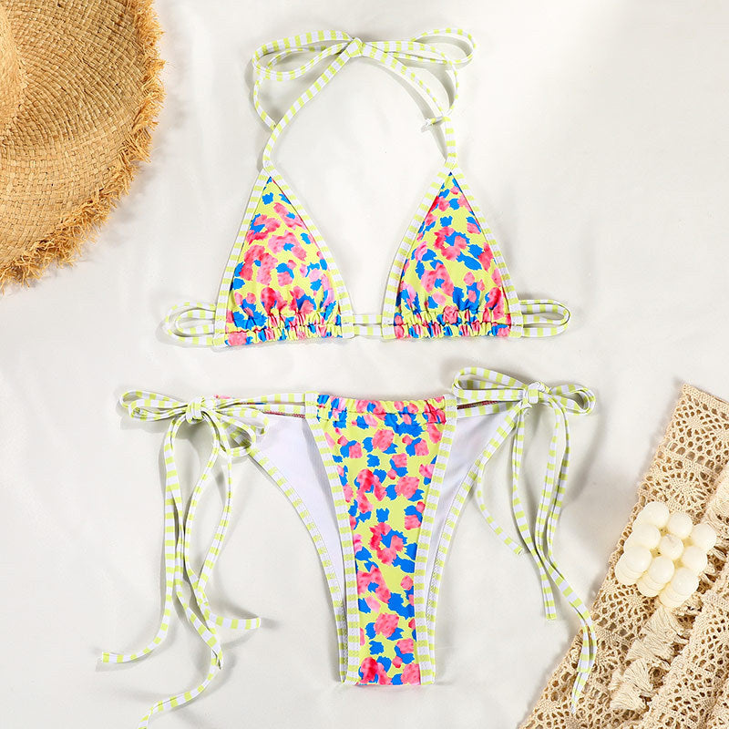 European and American new split swimsuits for women bikinis