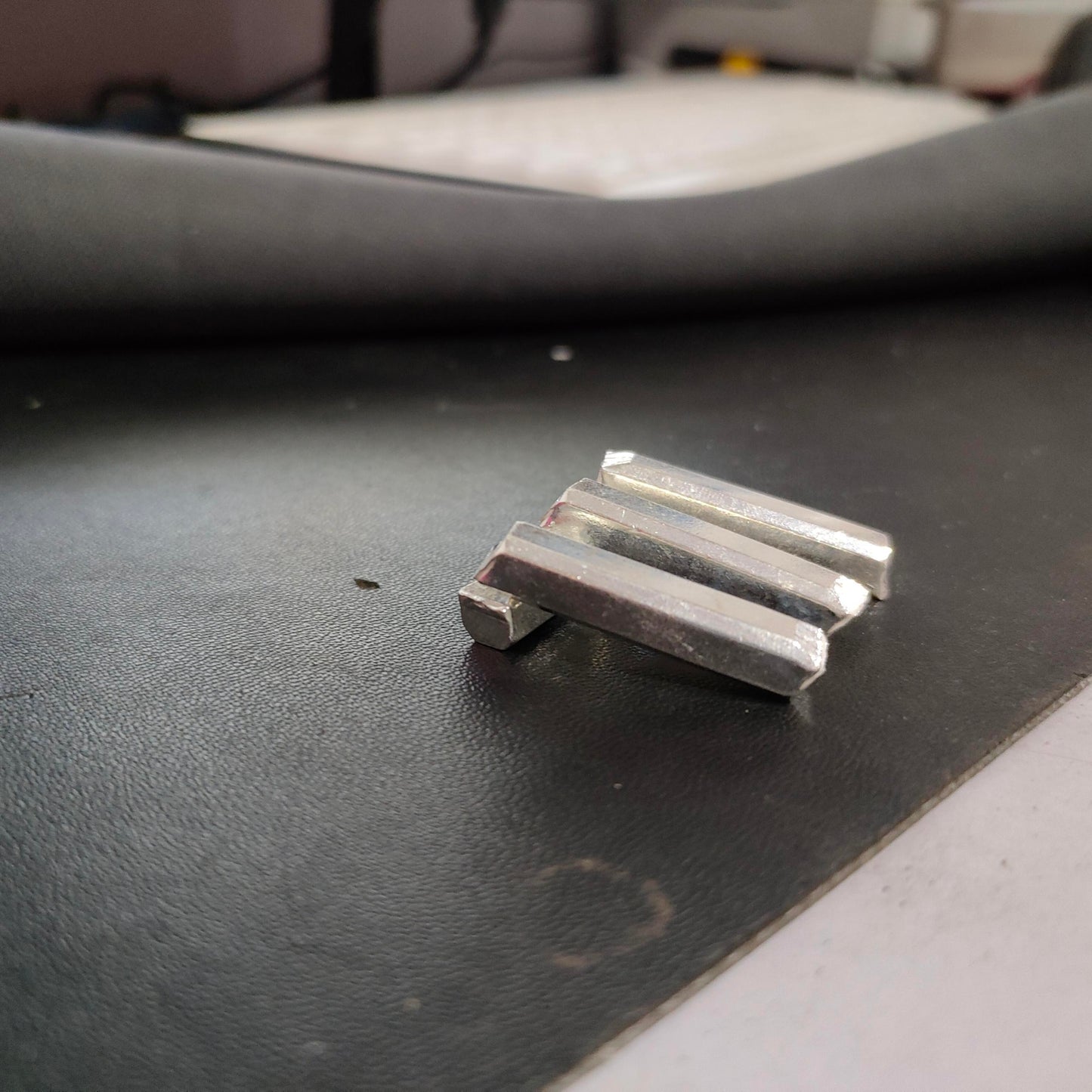 10G Pure Real Fine Silver 0.999 Bullion Bar Scrap Ag Material