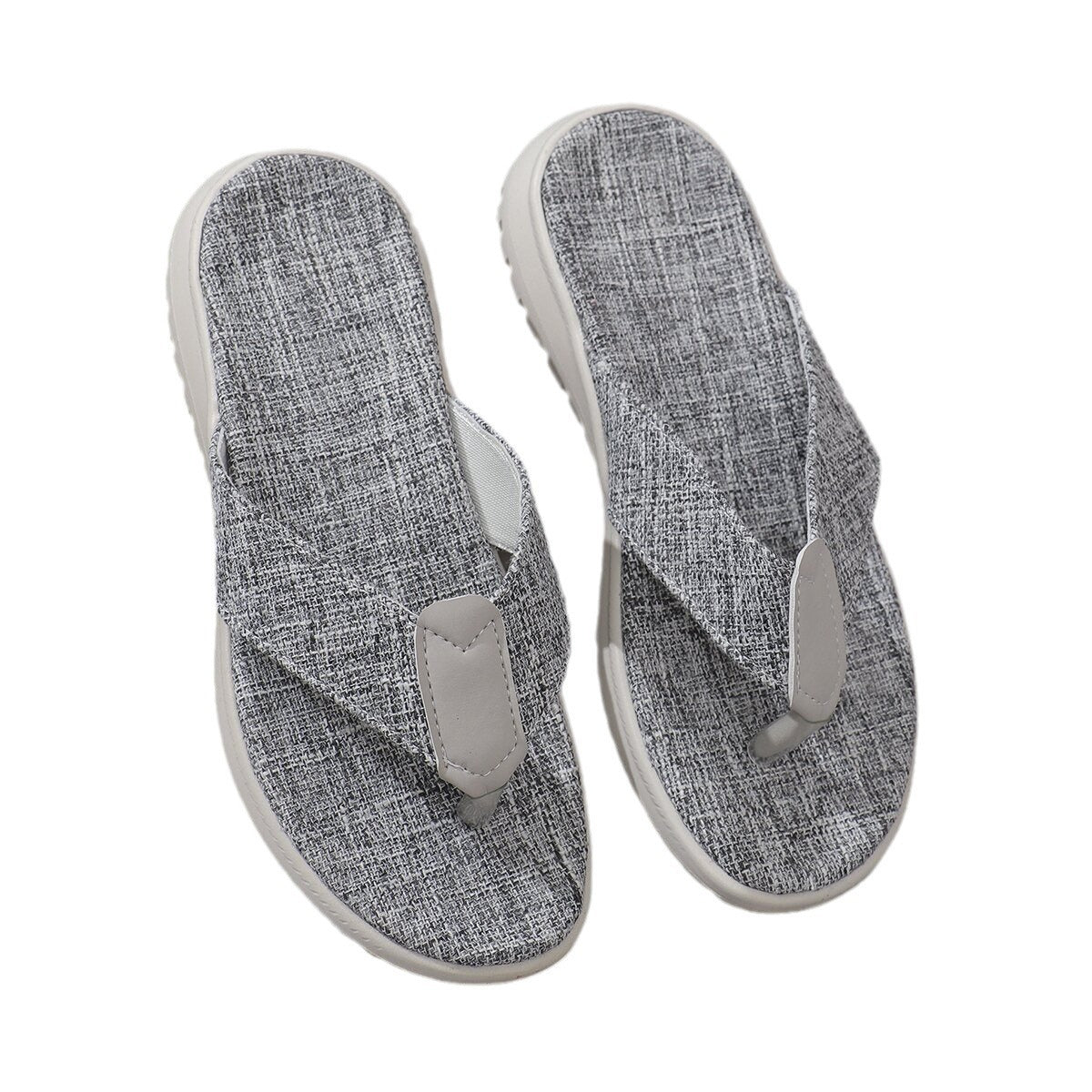 Toe Post Heathered Sandals