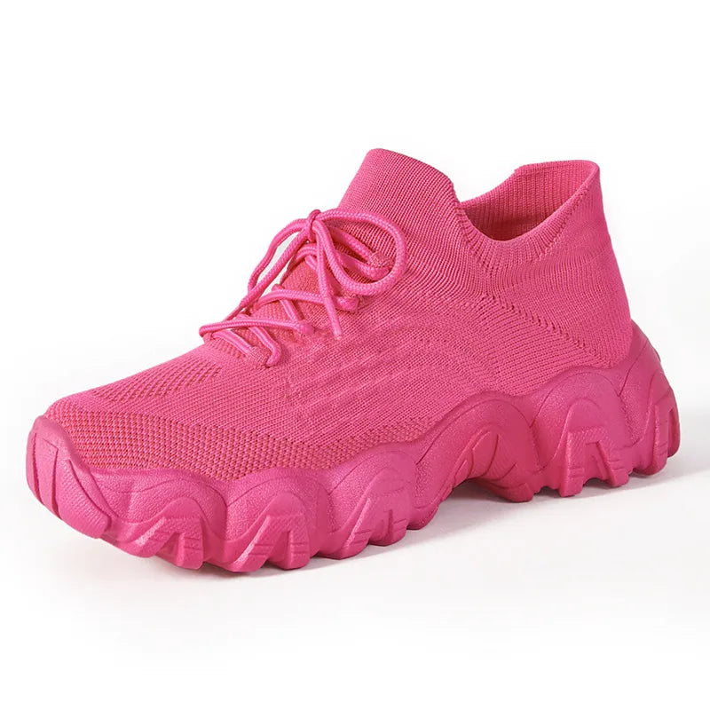 Lace Up Mesh Breathable Athletic sneakers