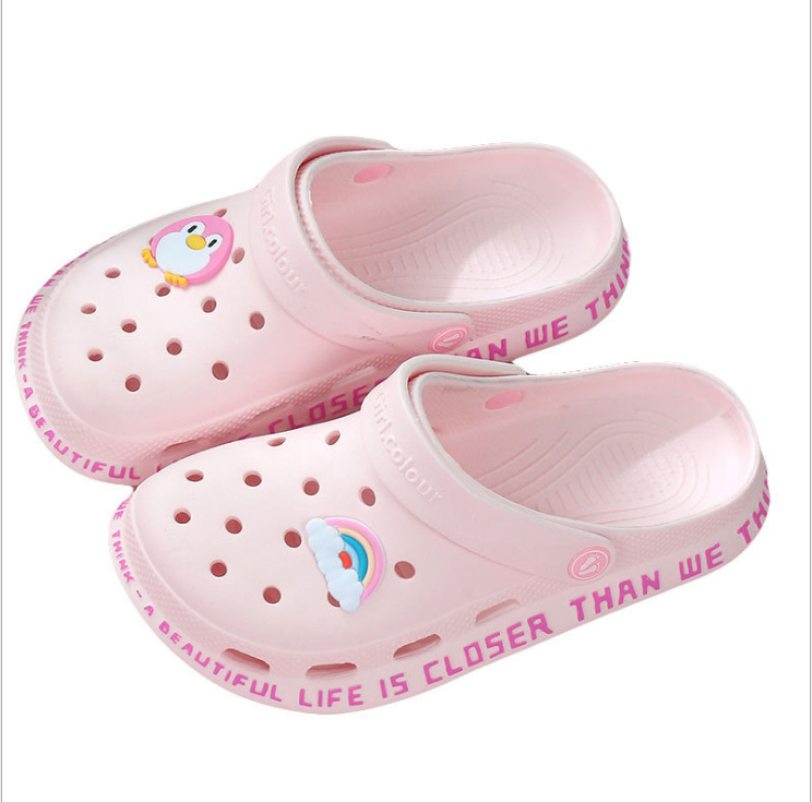 Women's Sandals red Lady Girl Sandals Summer Women Casual Jelly Shoes croc Sandals Hollow Out Mesh Flats Beach Flats Sandals