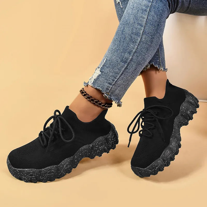 Lace Up Mesh Breathable Athletic sneakers
