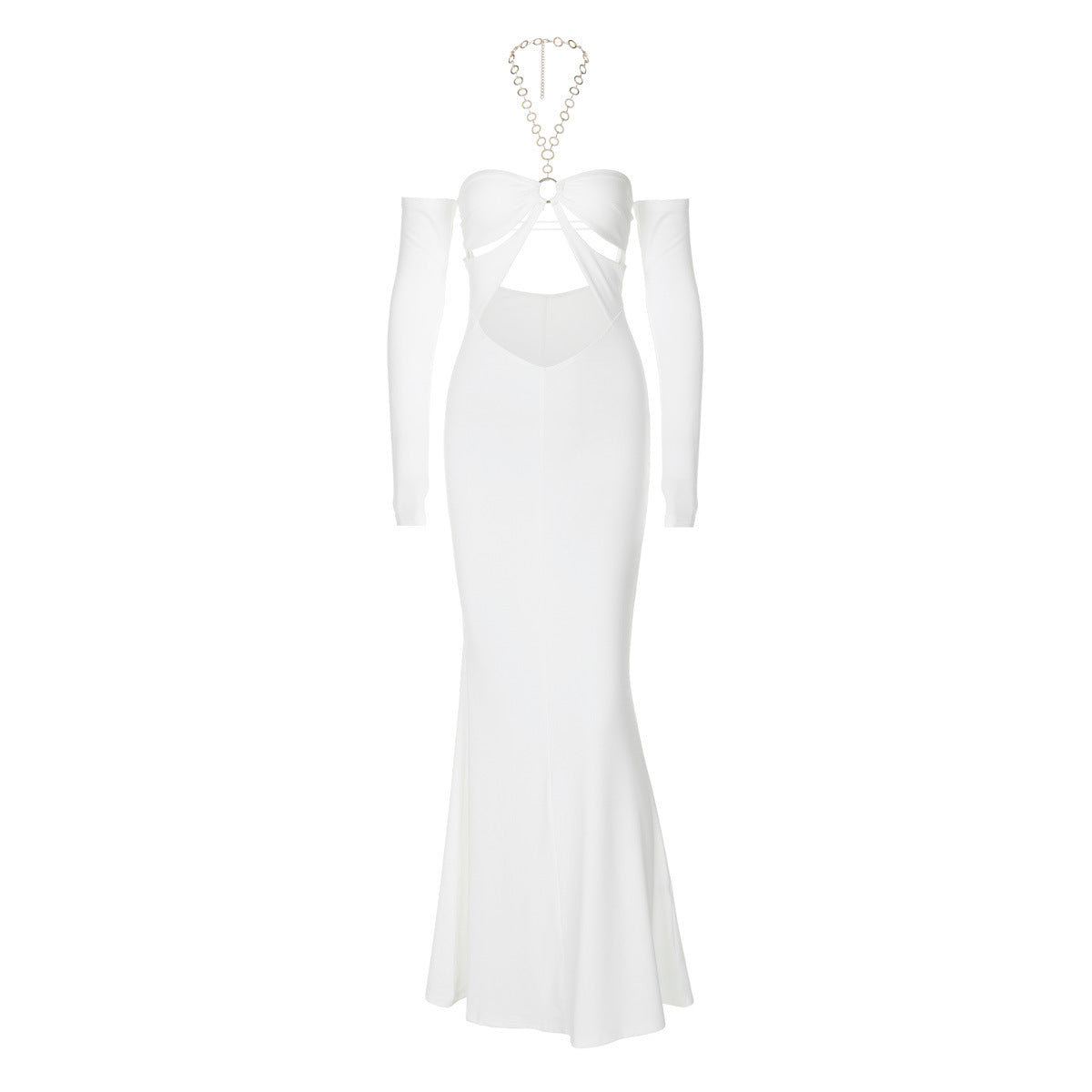 New Off-shoulder Hollow Dress