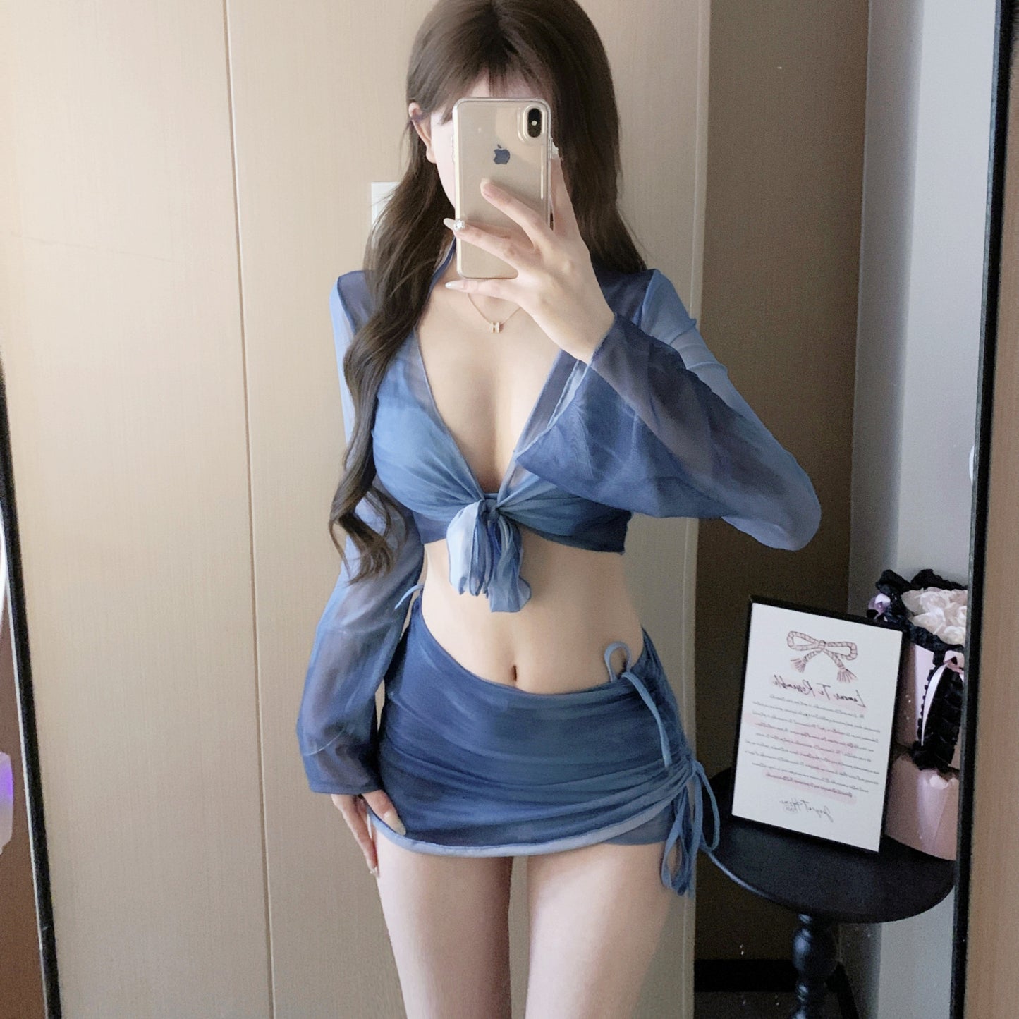 Swimsuit Female Bikini Four-piece Suit
