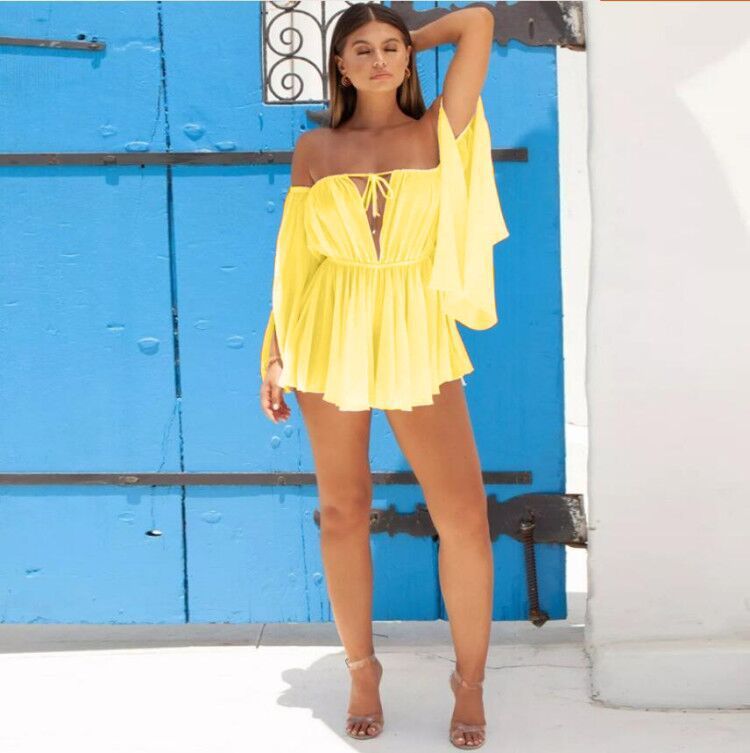 Tube Top Casual Outdoor High Waist Dress