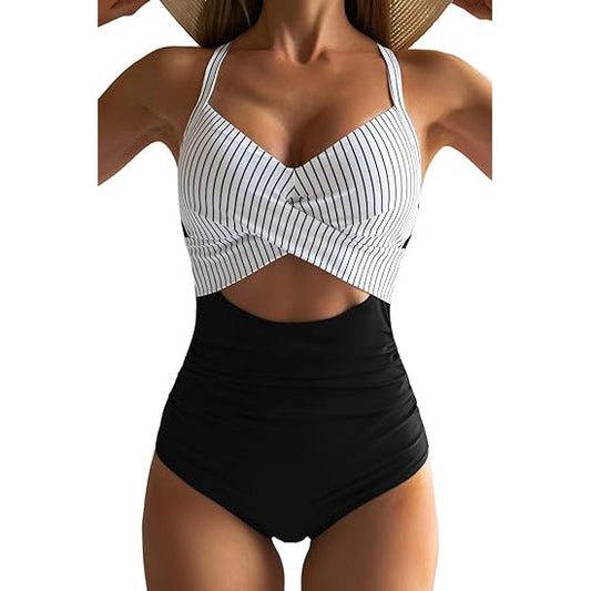 Women’s One Piece High Waisted Swimsuit