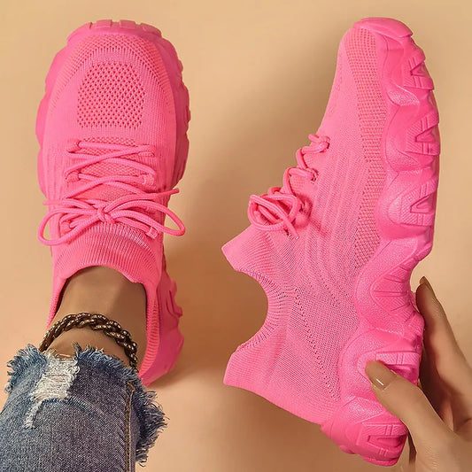 Lace Up Mesh Breathable Athletic sneakers