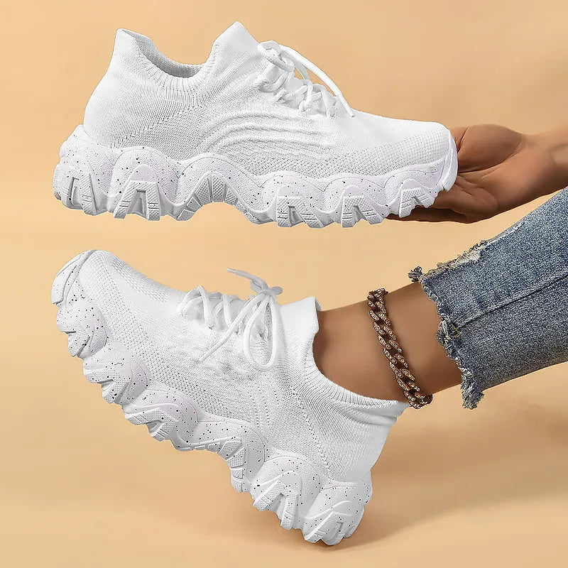 Lace Up Mesh Breathable Athletic sneakers