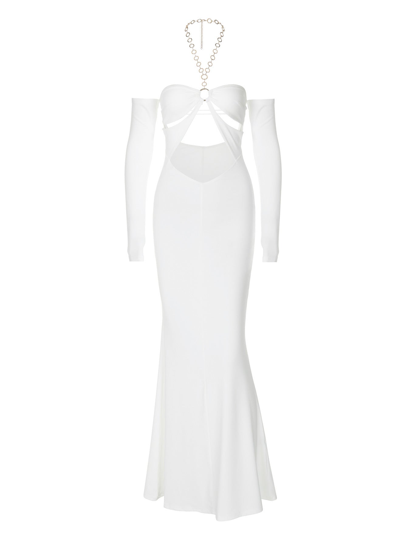 New Off-shoulder Hollow Dress