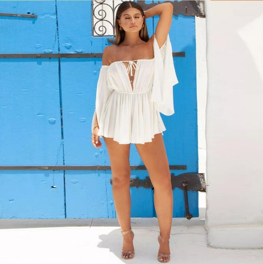 Tube Top Casual Outdoor High Waist Dress