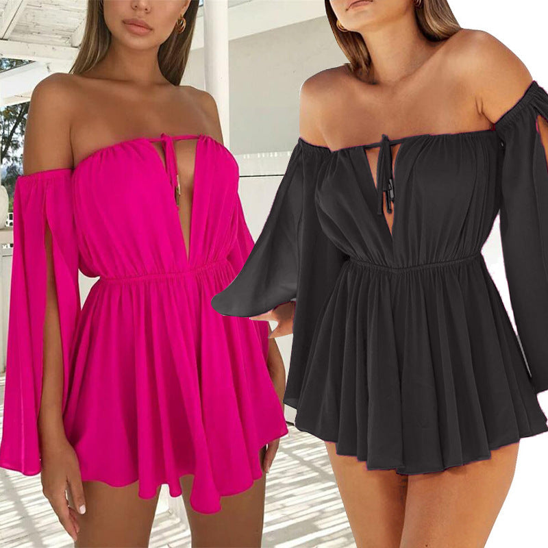 Tube Top Casual Outdoor High Waist Dress