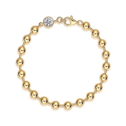 Luxury Fashion Mossan Diamond S925 Silver Bracelet